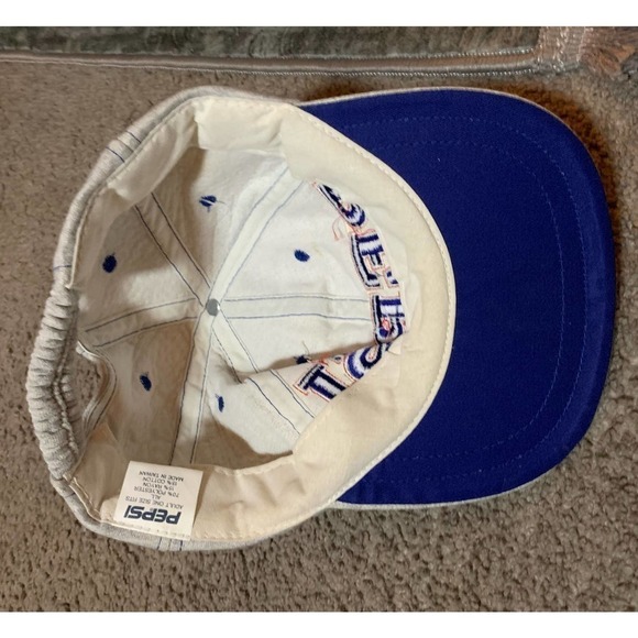 Vintage 90s Pepsi Trucker Men’s Hat Gray One-Size 6 Panel Sewn Baseball Cap New! - Picture 8 of 10
